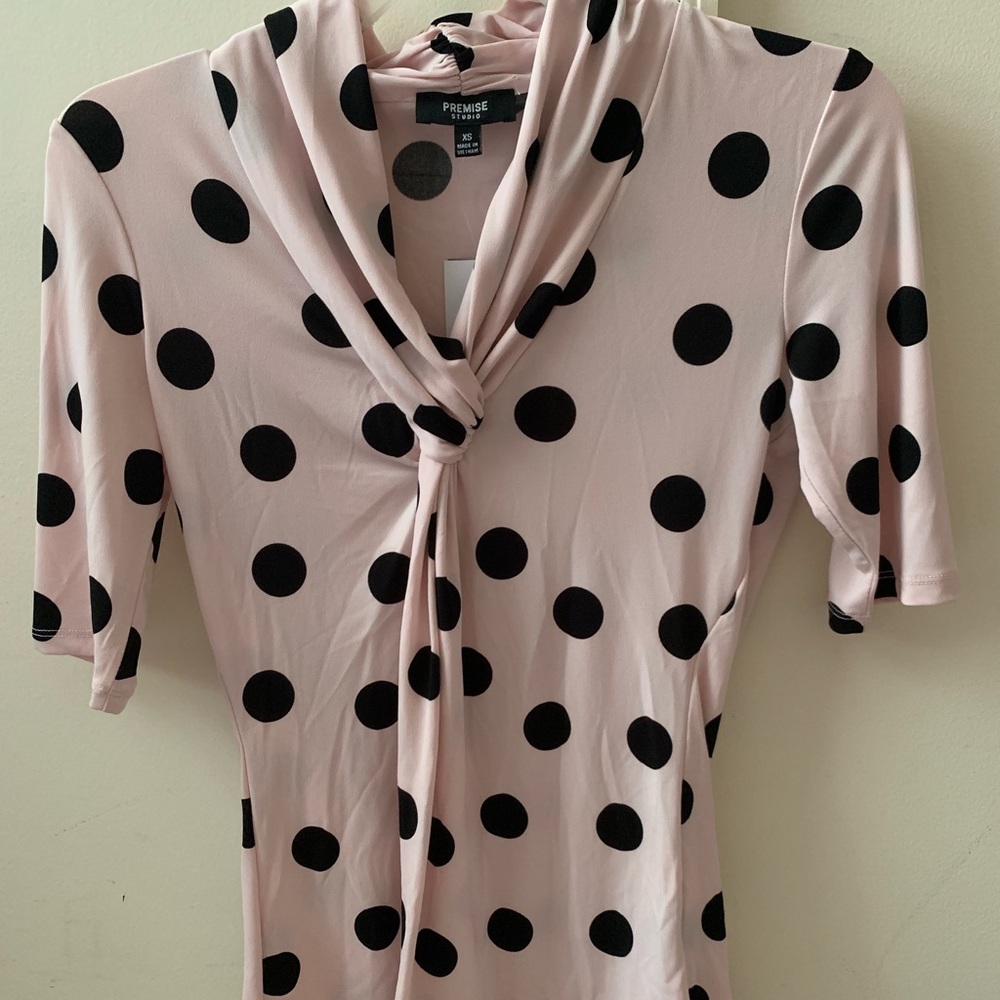 Polka dot blouse
